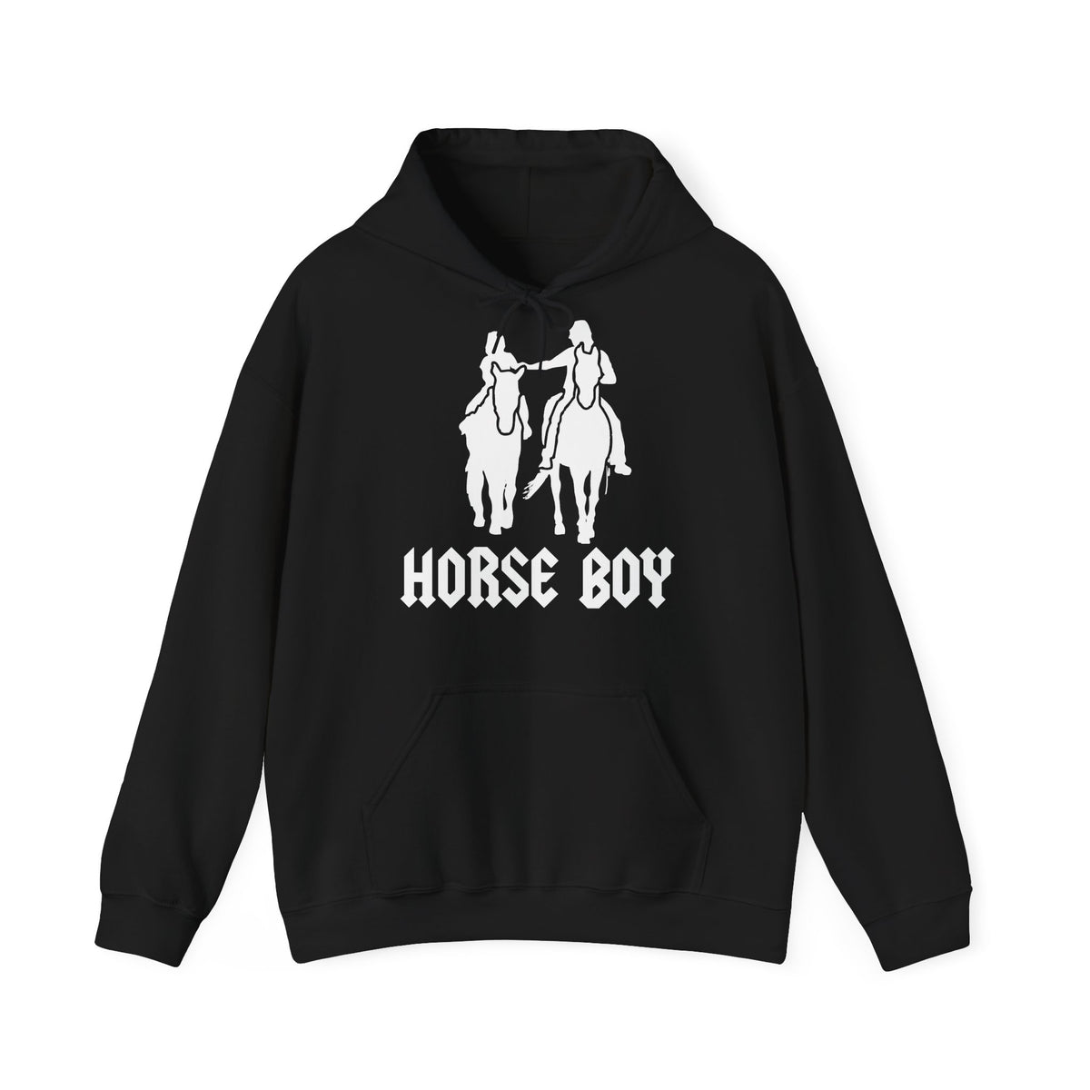 EU printer - Horse Boy Hoodie - Unisex Heavy Blend™ Hooded Sweatshirt