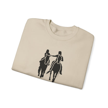 Horse Boy Crewneck Sweatshirt — 'Horse Boy' Graphic with 'Live Free • Ride Free' Back Print