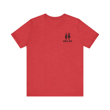 Horse Boy - Live Free Ride Free - Light colors -  Unisex Jersey Short Sleeve Tee