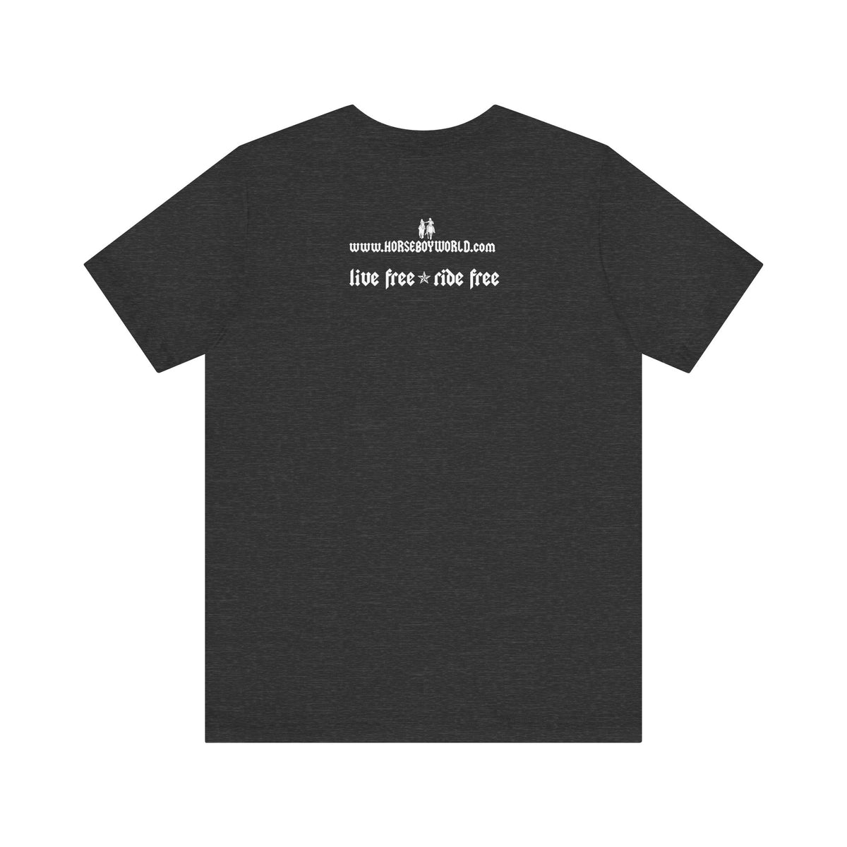 Horse Boy Small White Logo T-Shirt