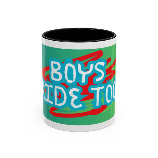 Boys Ride Too - US -  Coffee Mug (11, 15oz)