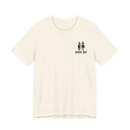 Horse Boy - Live Free Ride Free - Light colors -  Unisex Jersey Short Sleeve Tee