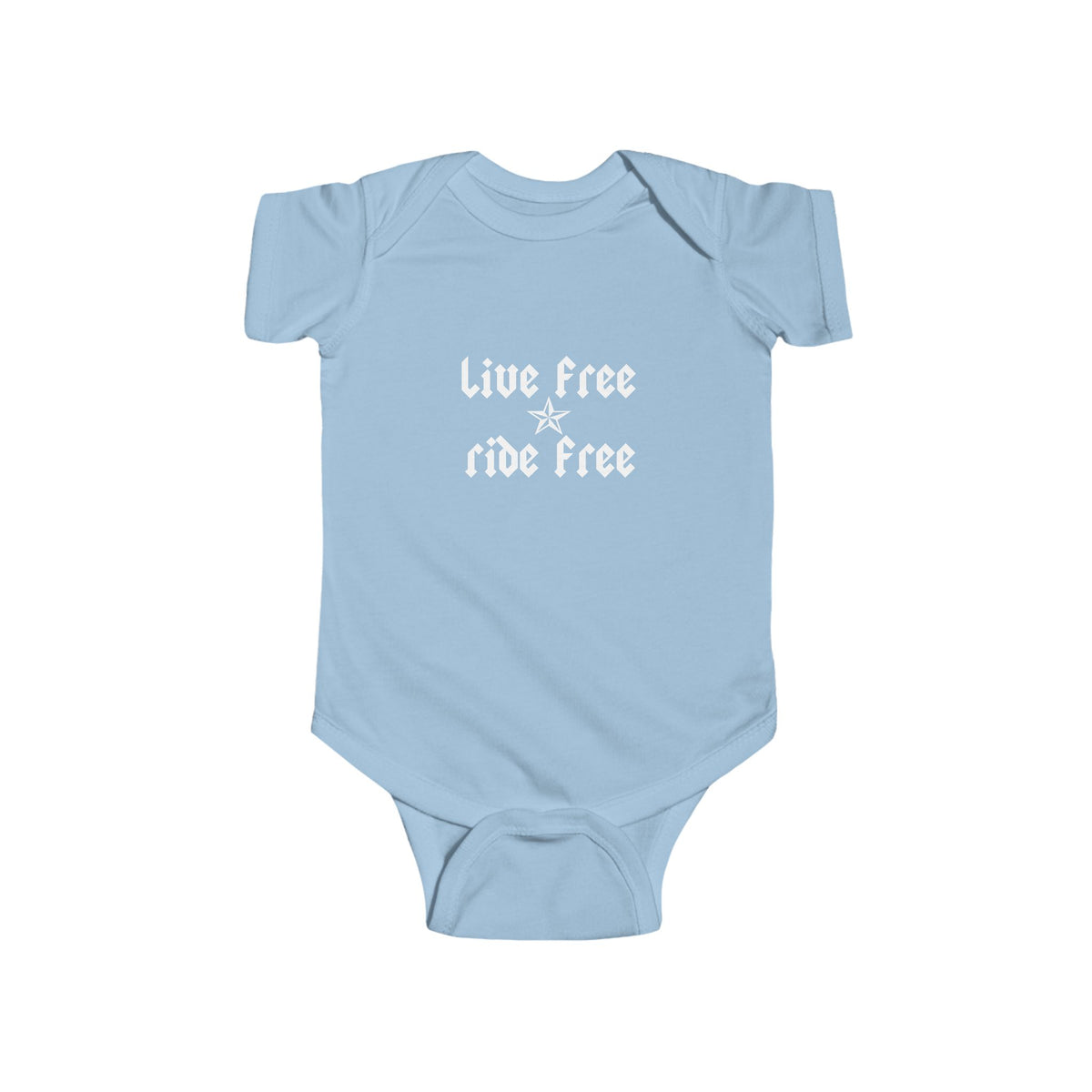 Live Free Ride Free - Infant Fine Jersey Bodysuit