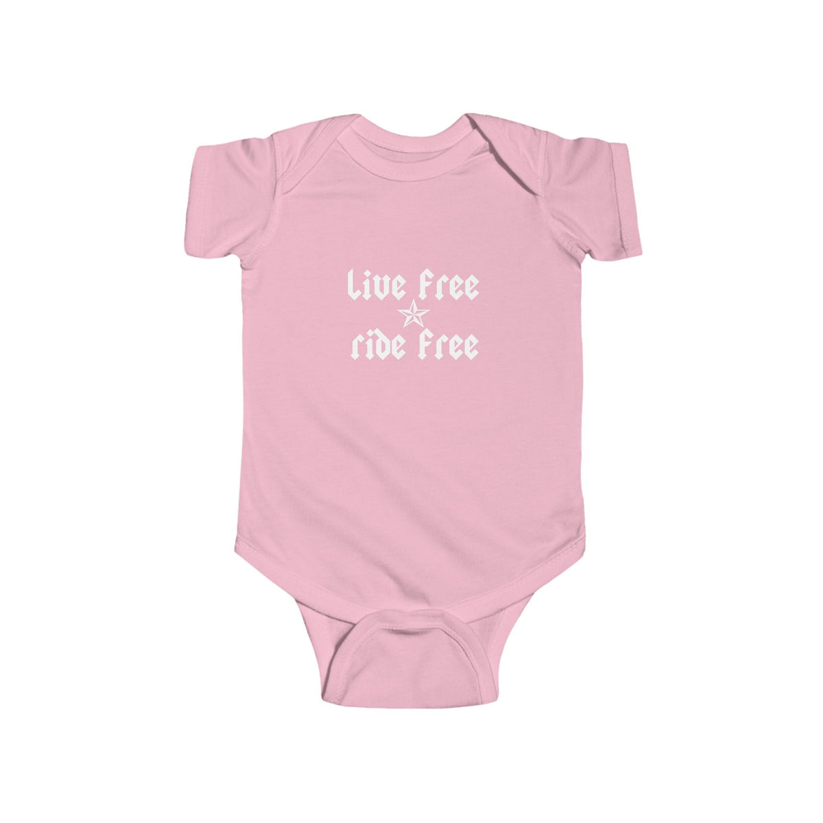 Live Free Ride Free - Infant Fine Jersey Bodysuit