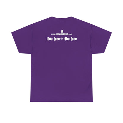 EU Printer - Horse Boy - Unisex Heavy Cotton Tee