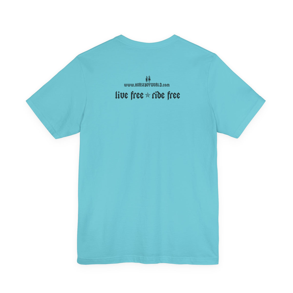 Horse Boy - Live Free Ride Free - Light colors -  Unisex Jersey Short Sleeve Tee