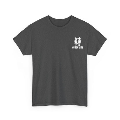 EU Printer - Horse Boy - Unisex Heavy Cotton Tee