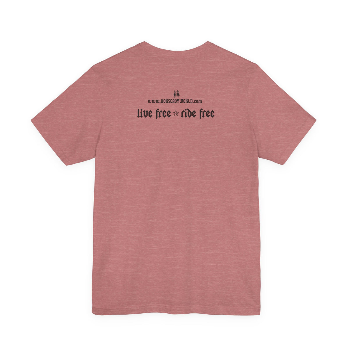 Horse Boy - Live Free Ride Free - Light colors -  Unisex Jersey Short Sleeve Tee