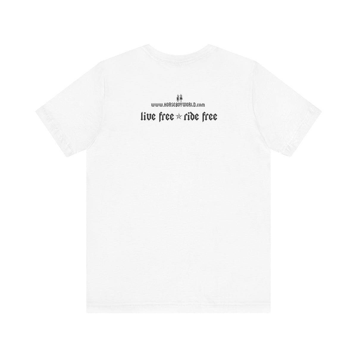 Horse Boy - Live Free Ride Free - Light colors -  Unisex Jersey Short Sleeve Tee