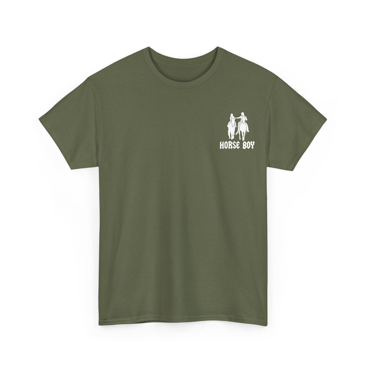 EU Printer - Horse Boy - Unisex Heavy Cotton Tee