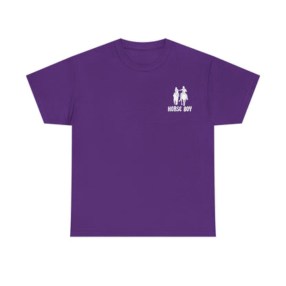 EU Printer - Horse Boy - Unisex Heavy Cotton Tee