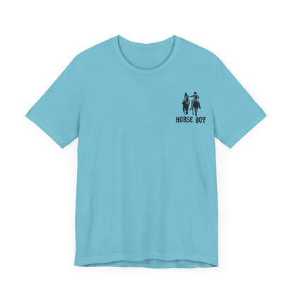 Horse Boy - Live Free Ride Free - Light colors -  Unisex Jersey Short Sleeve Tee