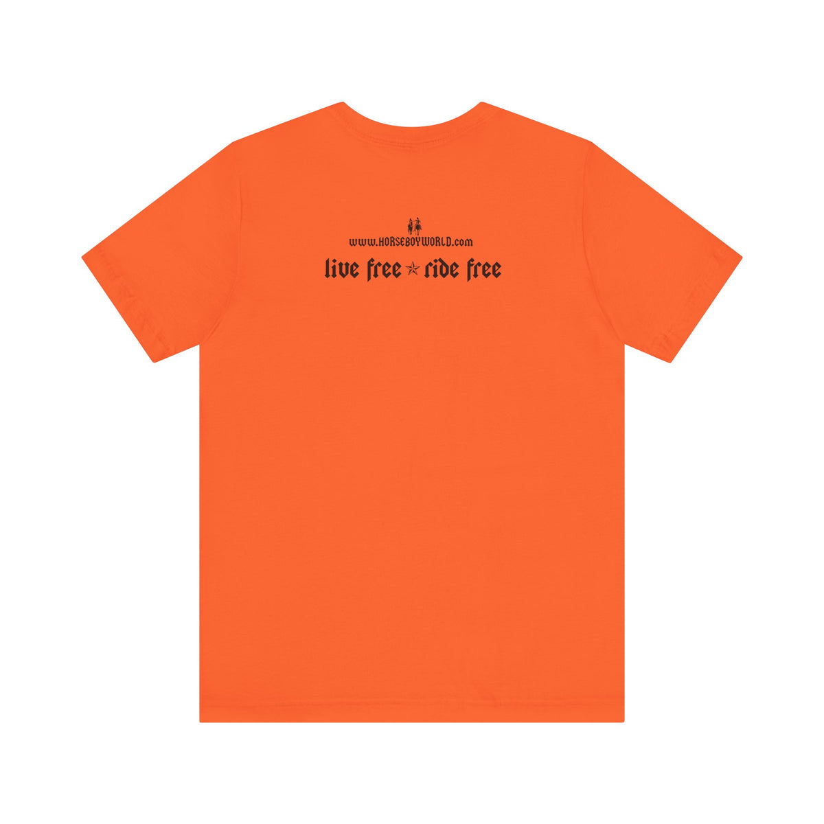Horse Boy - Live Free Ride Free - Light colors -  Unisex Jersey Short Sleeve Tee