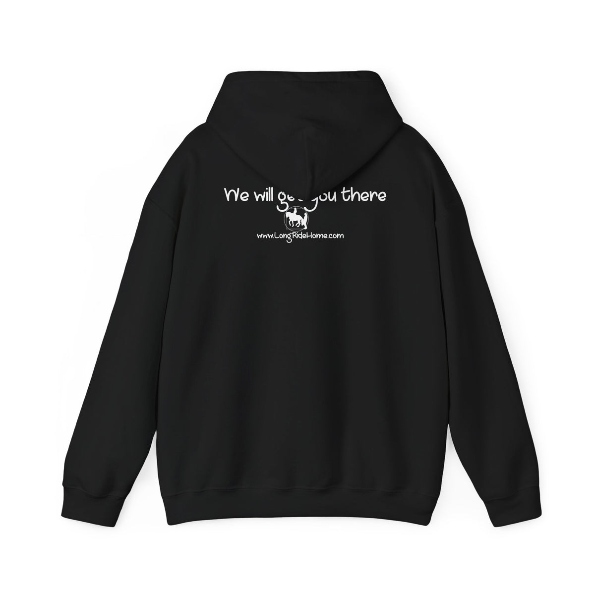 Long Ride Home White Logo Hoodie
