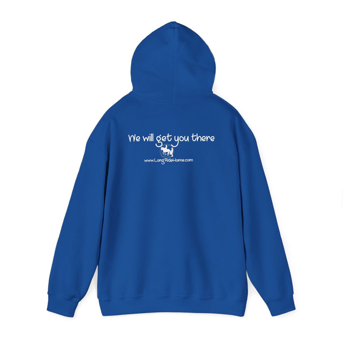 Long Ride Home White Logo Hoodie