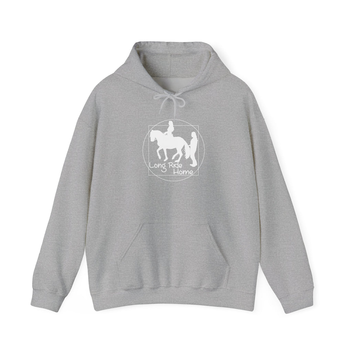 Long Ride Home White Logo Hoodie