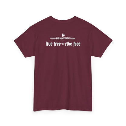 EU Printer - Horse Boy - Unisex Heavy Cotton Tee