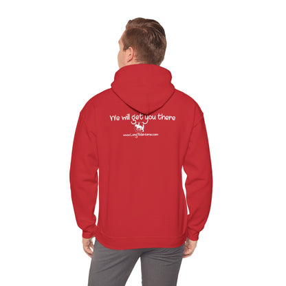 Long Ride Home White Logo Hoodie