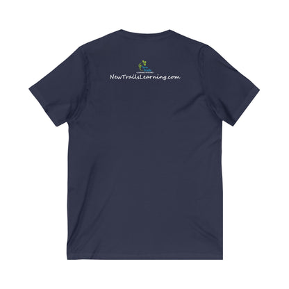 NTLS - Unisex Jersey Short Sleeve V-Neck Tee