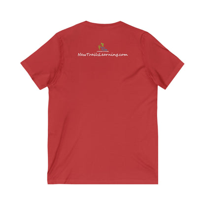 NTLS - Unisex Jersey Short Sleeve V-Neck Tee