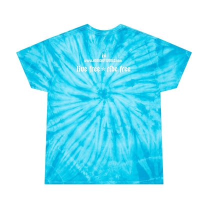 Live Free Ride Free - Tie-Dye Tee, Cyclone