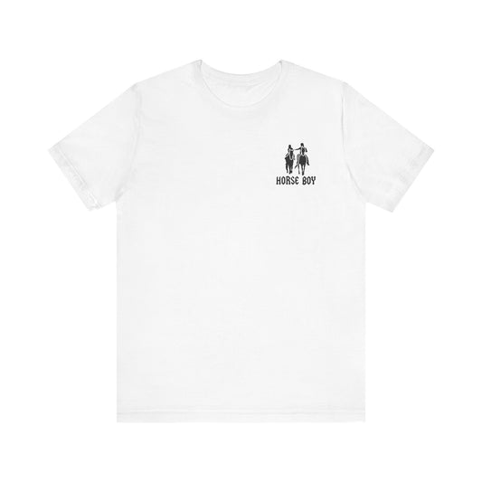 Horse Boy - Live Free Ride Free - Light colors -  Unisex Jersey Short Sleeve Tee