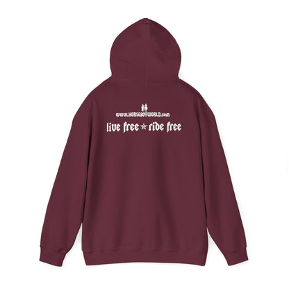 EU printer - Horse Boy Hoodie - Unisex Heavy Blend™ Hooded Sweatshirt