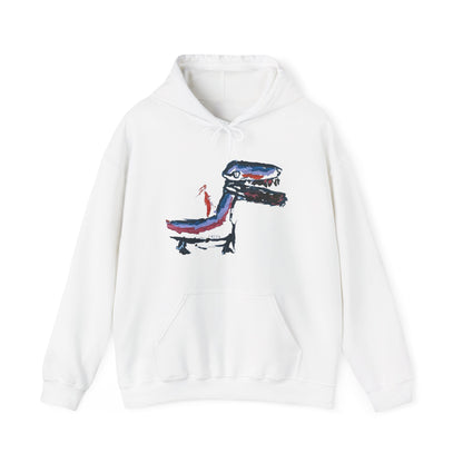 Dragon Rider - Designed by Freya age 5 - Unisex Heavy Blend™ Hooded Sweatshirt
