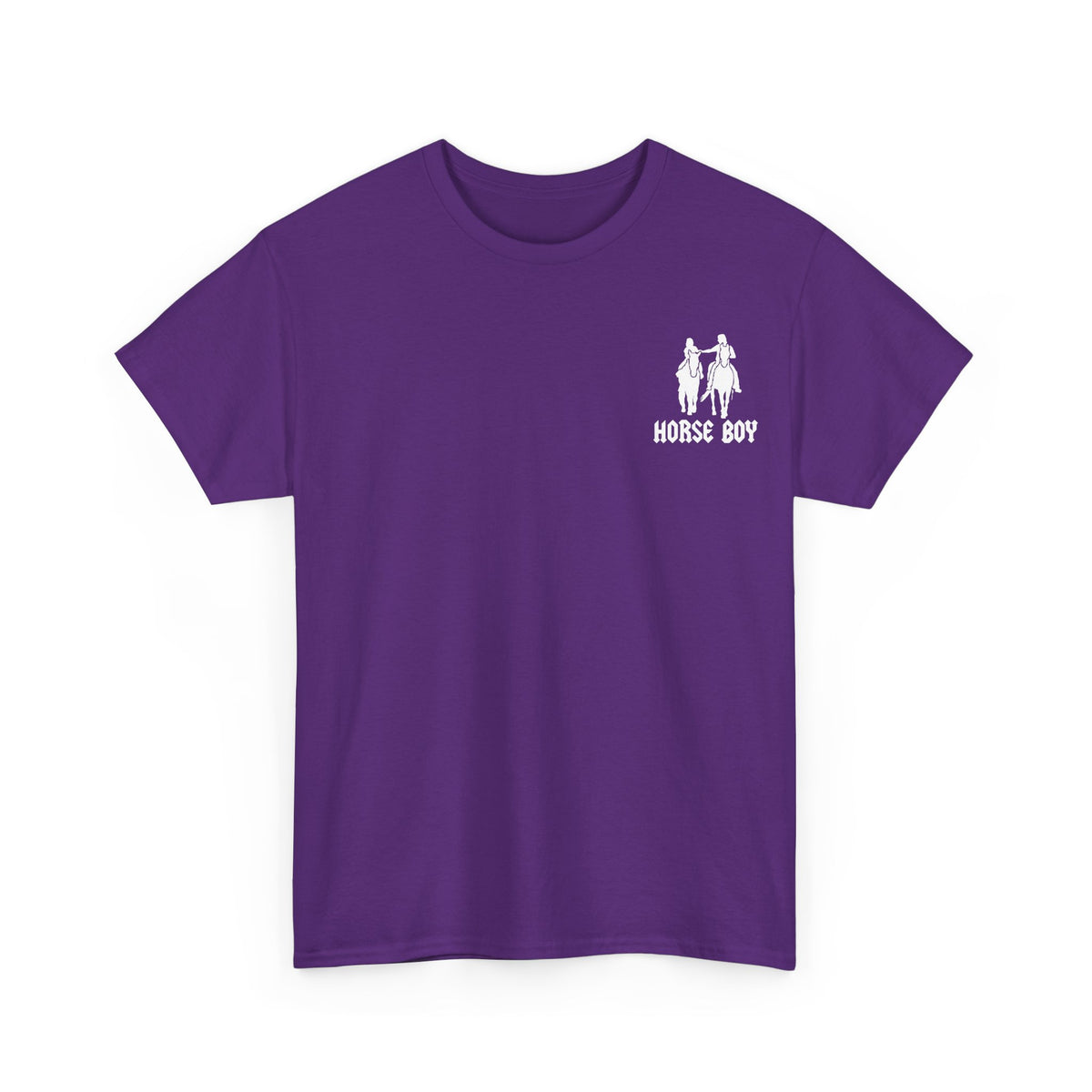 EU Printer - Horse Boy - Unisex Heavy Cotton Tee