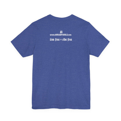 Horse Boy Small White Logo T-Shirt