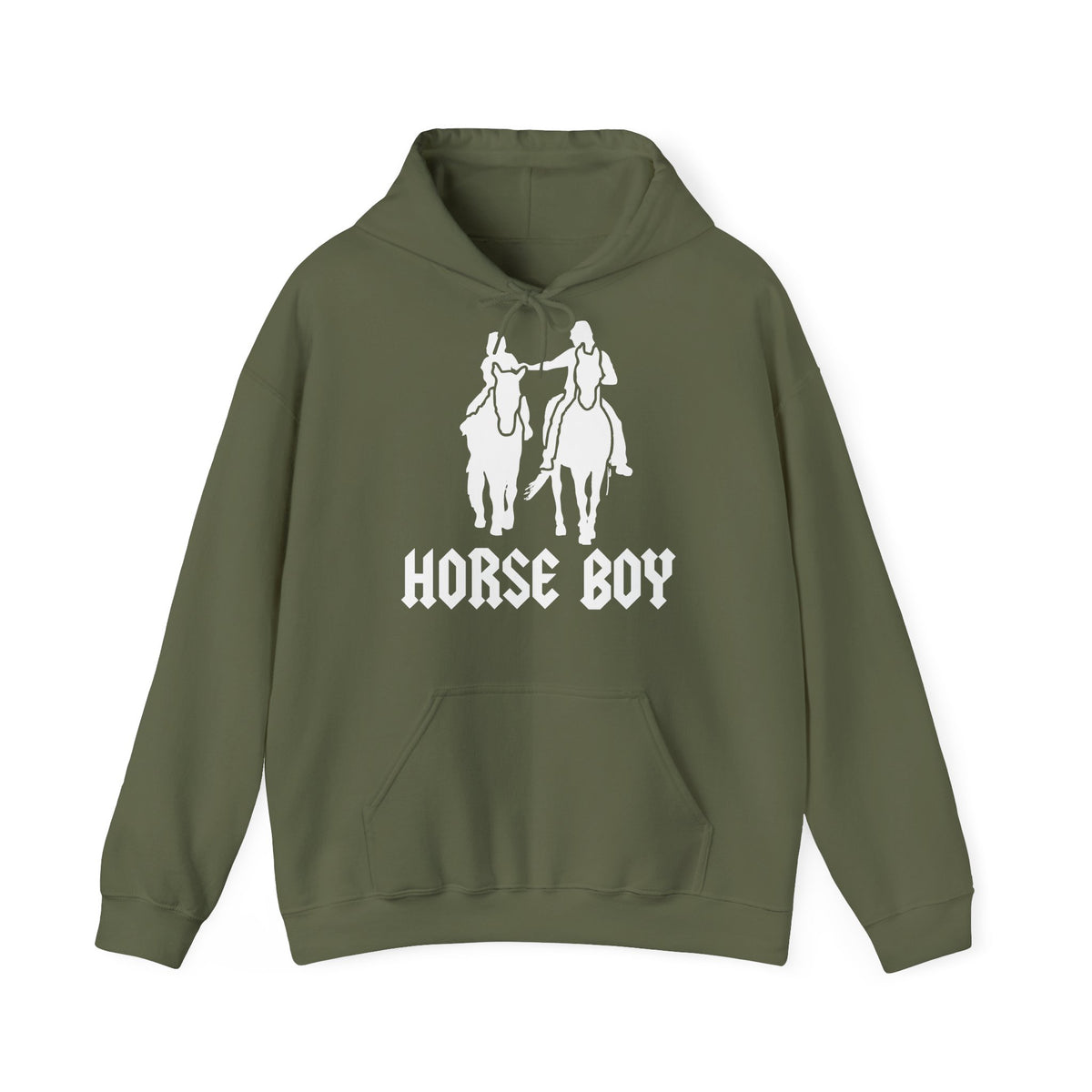 EU printer - Horse Boy Hoodie - Unisex Heavy Blend™ Hooded Sweatshirt