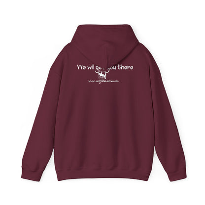 Long Ride Home White Logo Hoodie