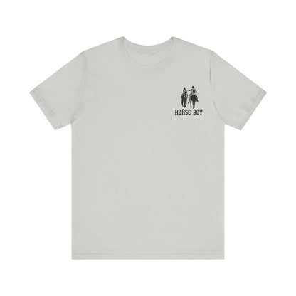 Horse Boy - Live Free Ride Free - Light colors -  Unisex Jersey Short Sleeve Tee