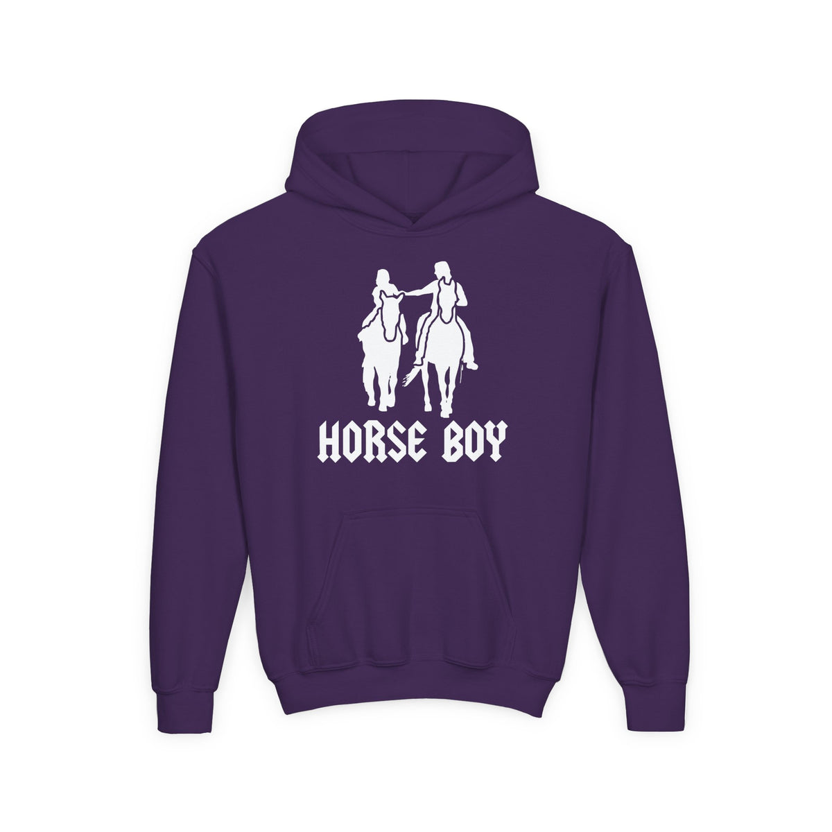 Horse Boy - Youth Heavy Blend Hooded Sweatshirt