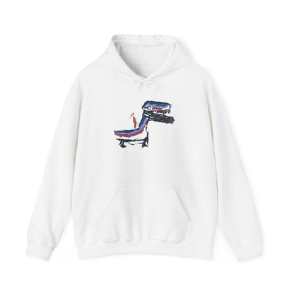 Dragon Rider - Designed by Freya age 5 - Unisex Heavy Blend™ Hooded Sweatshirt