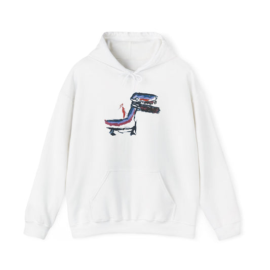 Dragon Rider - Designed by Freya age 5 - Unisex Heavy Blend™ Hooded Sweatshirt