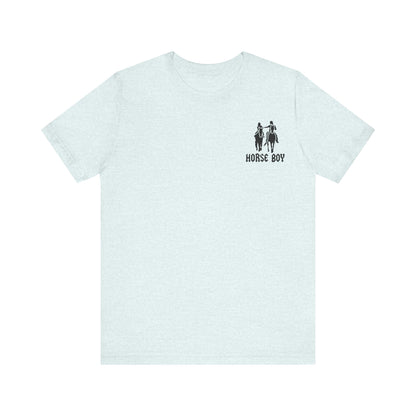 Horse Boy - Live Free Ride Free - Light colors -  Unisex Jersey Short Sleeve Tee