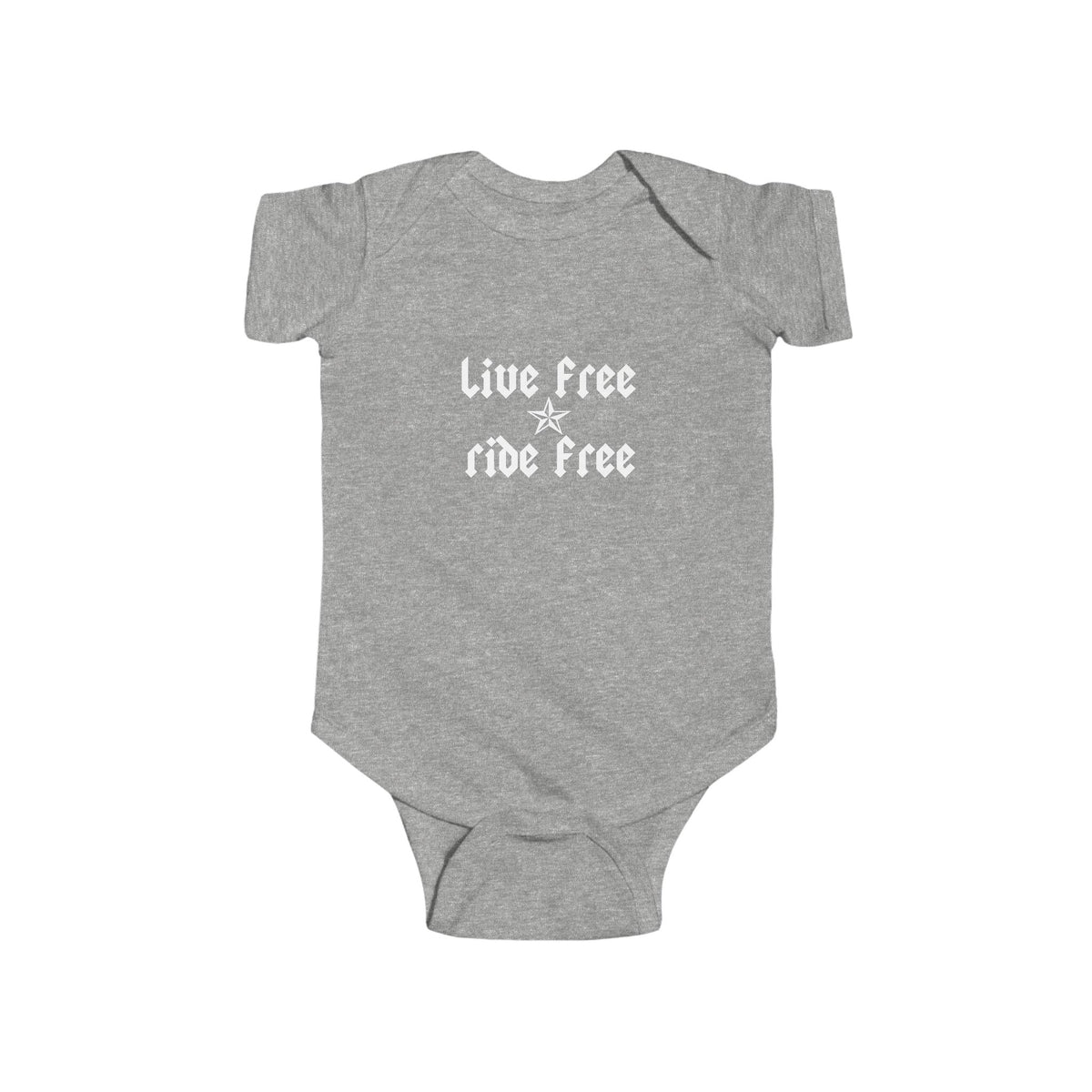 Live Free Ride Free - Infant Fine Jersey Bodysuit