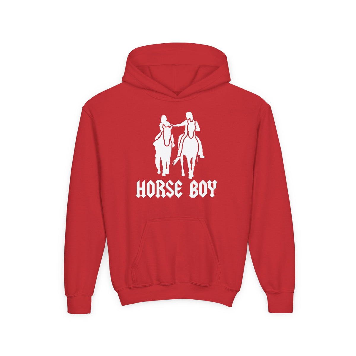Horse Boy - Youth Heavy Blend Hooded Sweatshirt