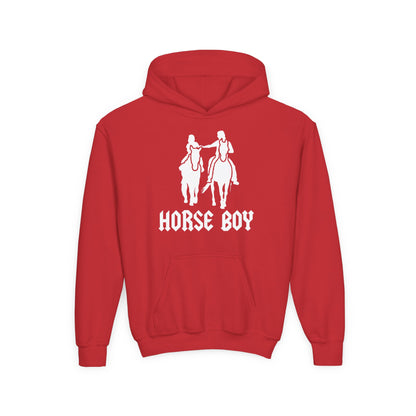 Horse Boy - Youth Heavy Blend Hooded Sweatshirt