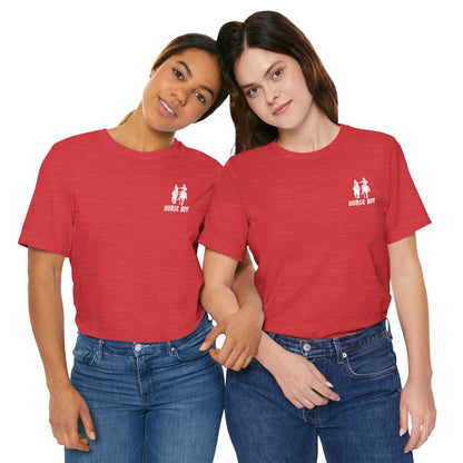 Horse Boy Small White Logo T-Shirt