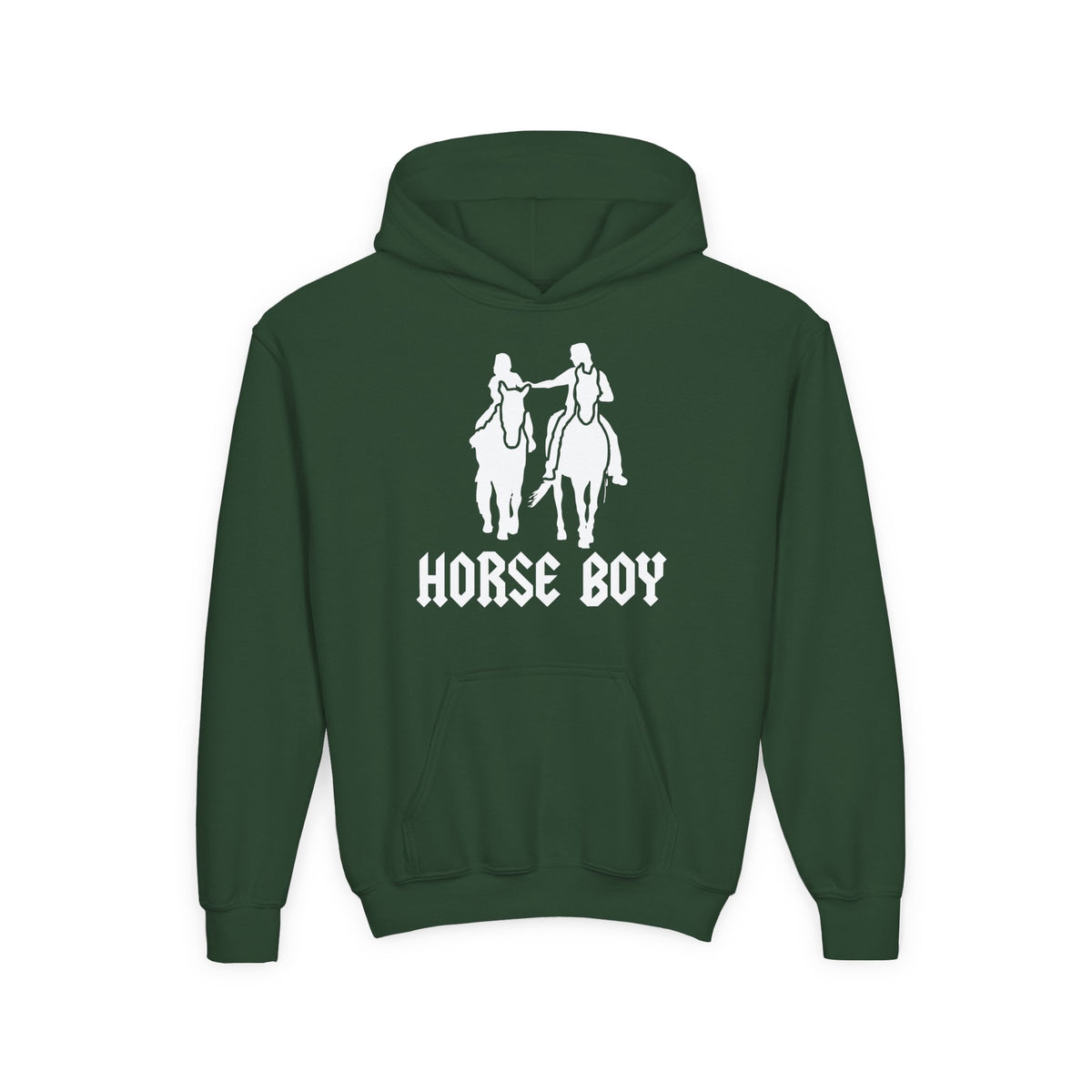 Horse Boy - Youth Heavy Blend Hooded Sweatshirt
