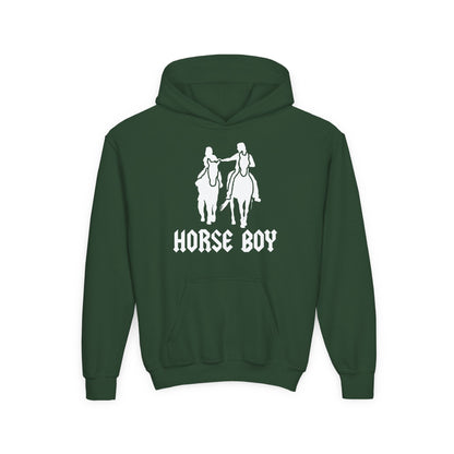 Horse Boy - Youth Heavy Blend Hooded Sweatshirt