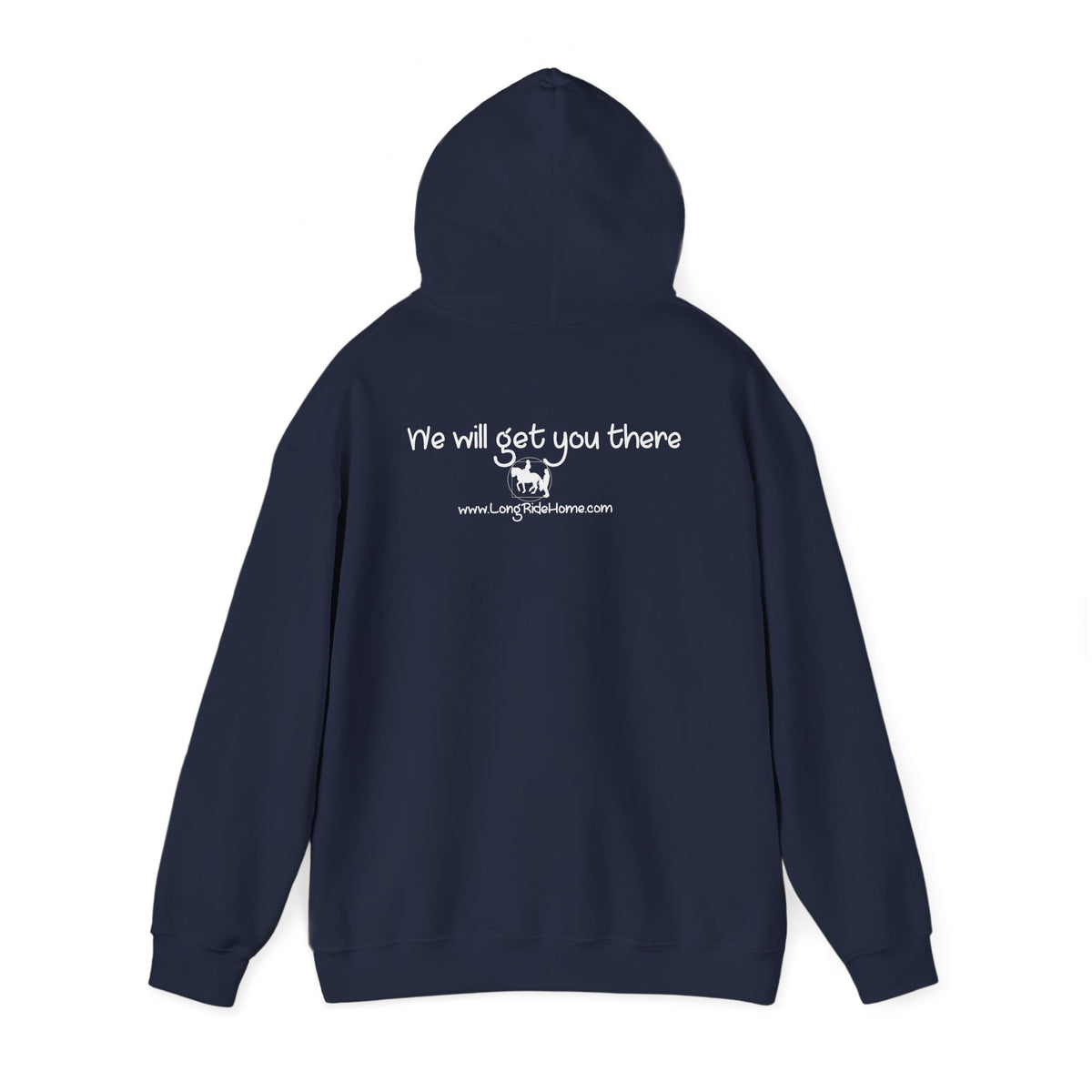 Long Ride Home White Logo Hoodie