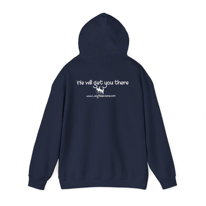 Long Ride Home White Logo Hoodie