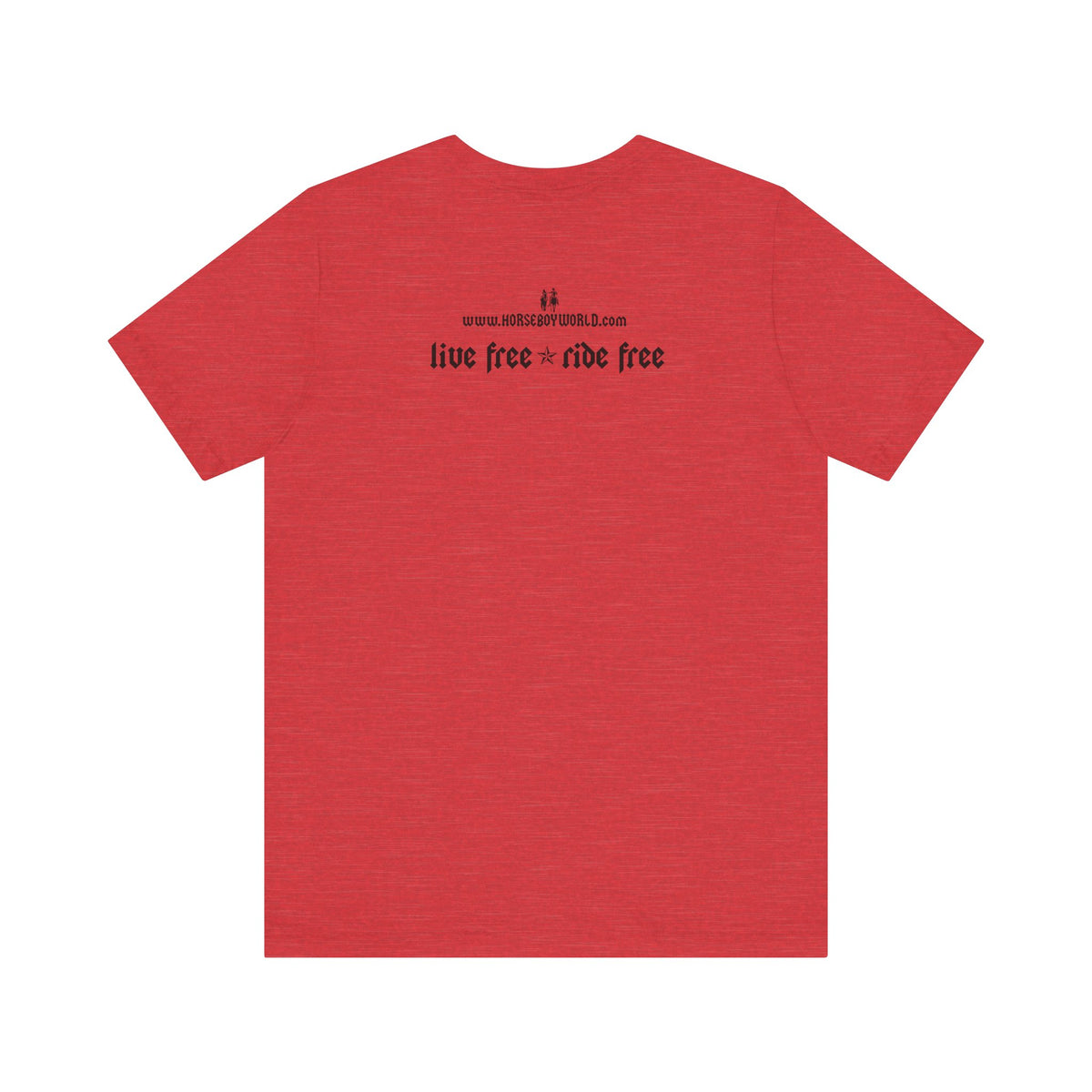Horse Boy - Live Free Ride Free - Light colors -  Unisex Jersey Short Sleeve Tee