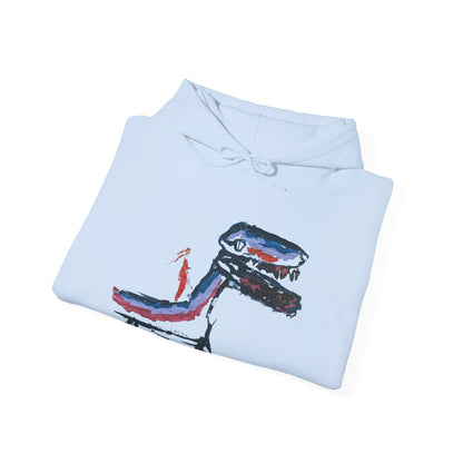 Dragon Rider - Designed by Freya age 5 - Unisex Heavy Blend™ Hooded Sweatshirt