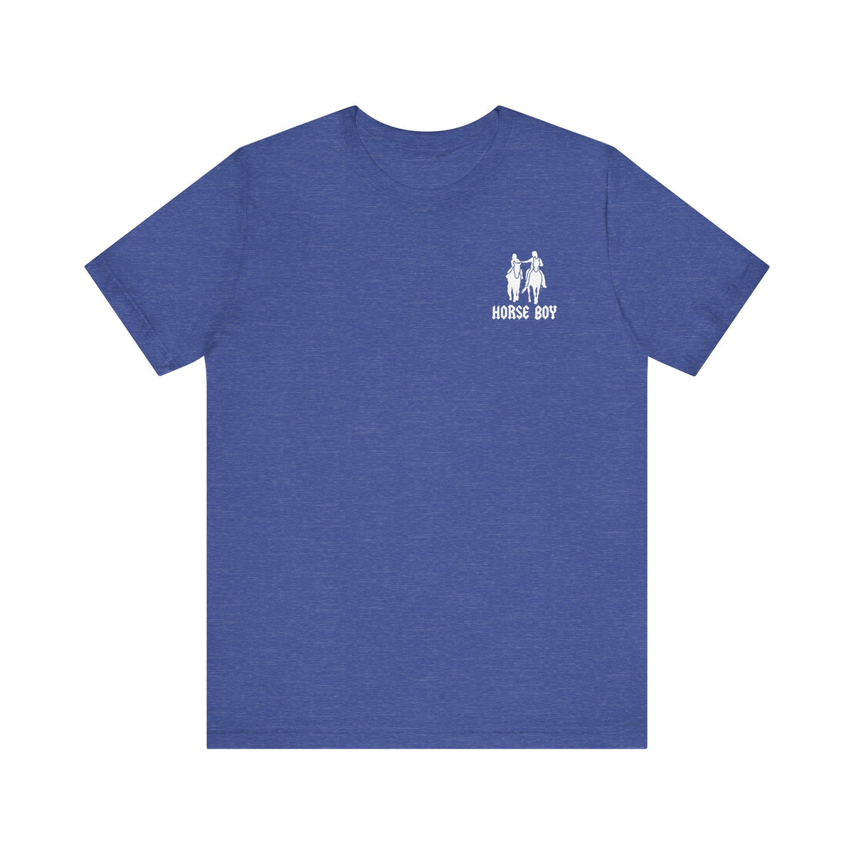 Horse Boy Small White Logo T-Shirt