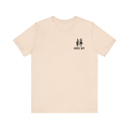 Horse Boy - Live Free Ride Free - Light colors -  Unisex Jersey Short Sleeve Tee