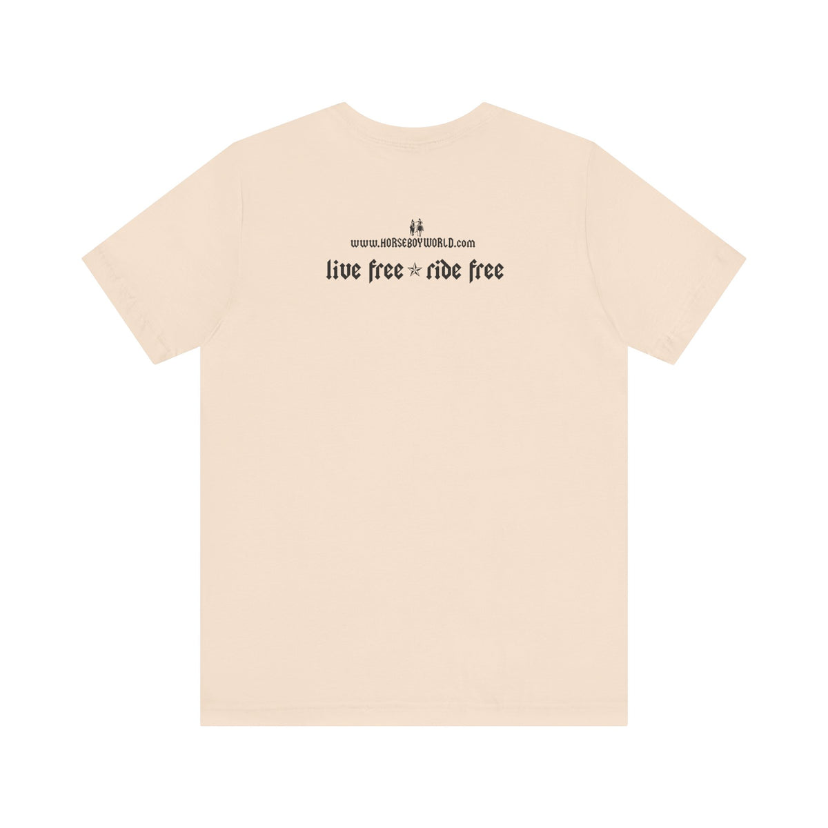 Horse Boy - Live Free Ride Free - Light colors -  Unisex Jersey Short Sleeve Tee